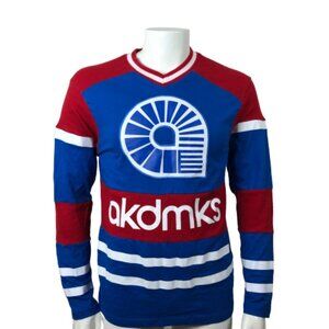 Akdmks Men's Long Sleeve V-neck Shirt Hockey XL